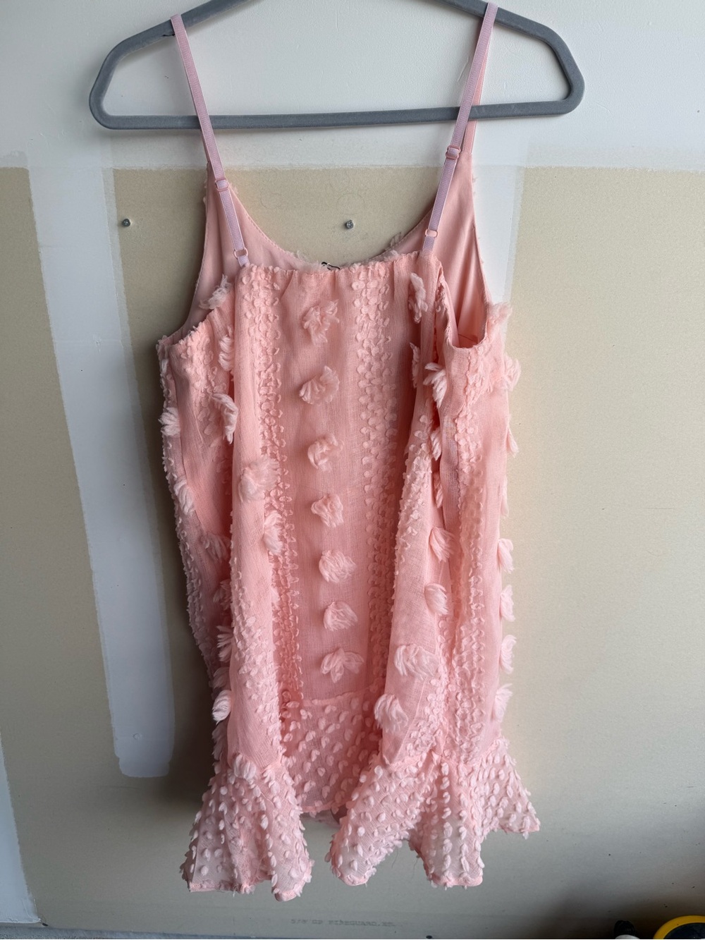 Sleeveless Pink Tassel Mini Dress by Pinkblush - Picture 3 of 3
